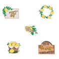 thumbnail image 2 of Rustic Farmhouse Tiered Tray Decors Eco-friendly  Exquisite Pattern  Bright Color Tiered Tray Ornaments (5/6/7/8Pcs), 2 of 8