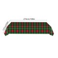 thumbnail image 3 of Christmas Plastic Plaid Tablecloth Disposable Checked Tablecloth Table Cover Cottage Decorations Table Cover For Christmas Party Supplies, 3 of 6