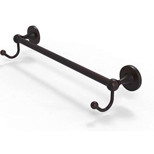 Allied Brass Shadwell Collection 36 Inch Towel Bar with Integrated Hooks - SL-41-36-HK-VB