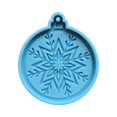 thumbnail image 1 of XZNGL Christmas Ornaments Round Shape Pendant Molds For Epoxy Resin DIY Crafts Jewelry Keychain Making, 1 of 9