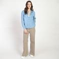 thumbnail image 3 of Bloom Girl Embroidered Button Front Shirt, Sizes XS-XL, 3 of 5