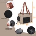 thumbnail image 4 of EastVita Pet Backpack Carrier, Cat Backpack Carrier With Breathable Mesh, Drawstring Opening, Metal Anti Escape Release, Deer Fur Handle, Dog Backpack Carrier, 4 of 7