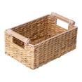 thumbnail image 1 of Zenna Home Woven Water Hyacinth Rectangular Decorative Storage Basket, 1 of 7