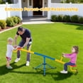thumbnail image 2 of Gymax Balançoire Pivotante pour Enfants, Jouet à Bascule, Équipement de Terrain de Jeu, Rotation à 360°, 2 of 9