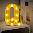 thumbnail image 4 of TopLLC Christmas Decor LED Letter Lights Sign Light Up For Home Party Wedding Decoration Light Up Letters Alphabet Letter Sign Battery Powered For Christmas Birthday Party Decoration warning light, 4 of 5