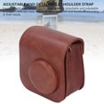 thumbnail image 3 of Instant Étui de Protection pour Appareil Photo, Housse en Cuir PU avec Sangle Amovible et Réglable, Étui de Protection Rétro Imperméable et Résistant aux Rayures pour Mini SE 7 Plus, 3 of 7
