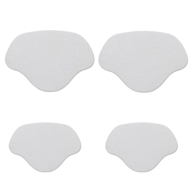 16 Pcs Chaussures en Microfibre Réparateur Patch Professionnel Autocollant Couleur Unie Espadrilles Plaque de Réparation Accessoires de Robinet Gris Clair