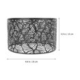 thumbnail image 3 of Miangastore 1Pc Home Lampshade Metal Carved Light Cover Modern Lighting Accessory, 3 of 8