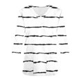 thumbnail image 4 of T-shirt Imprimé Polyvalent pour Femme, Haut Décontracté à Col Rond, Tissu Imitation Rack Doux, Manches 3/4 Coupe Décontractée, Conçu pour un Port Quotidien Confortable Ou l'Allaitement, 4 of 8