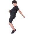 thumbnail image 3 of Chandail de Compression Rembourré pour Garçons Jeunes, Haut Protecteur, Protecteur de Poitrine Côtelé pour Rugby, Football, Painball, Baseball, Basketball, 3 of 6
