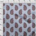 thumbnail image 2 of oneOone Polyester Lycra Fabric Paisley Block Printed Fabric 1 Yard 56 Inch Wide, 2 of 4
