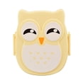 thumbnail image 1 of Oleegame 1PC Bathtub Drain Stopper Box Portable Container Box Lunch Storage Owl Food Lunch Bag Yellow, 1 of 4