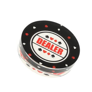Milaget Bouton de Dealer Acrylique pour Fête Table de Casino Fournitures 3 Pouces Anniversaire