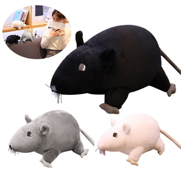 Lubelski Simulated 3D Mouse Rat Animal Soft Plush Doll Toy Sofa Couch Decor New Year Gift