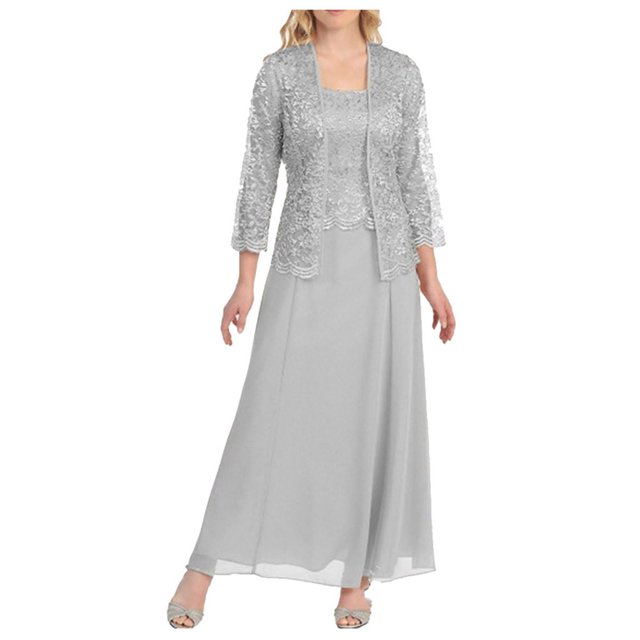 XZNGL Vêtements Grande Taille pour Femmes Grande Taille Robe Longue Décontractée à Ourlet Ample en Dentelle Ajourée Patchwork Unie Robe Grande Taille Femmes Robe Grande Taille pour Femmes Vêtements pour Femmes Grande Taille