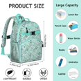 thumbnail image 4 of Golf Student Backpack Adjustable Shoulder Straps Chest Buckle Lightweight Durable School Backpack, 4 of 5