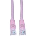 thumbnail image 1 of Cat6 Rose Ethernet Patch Cable Snagless Moulé Boot 14 Pieds, 1 of 1