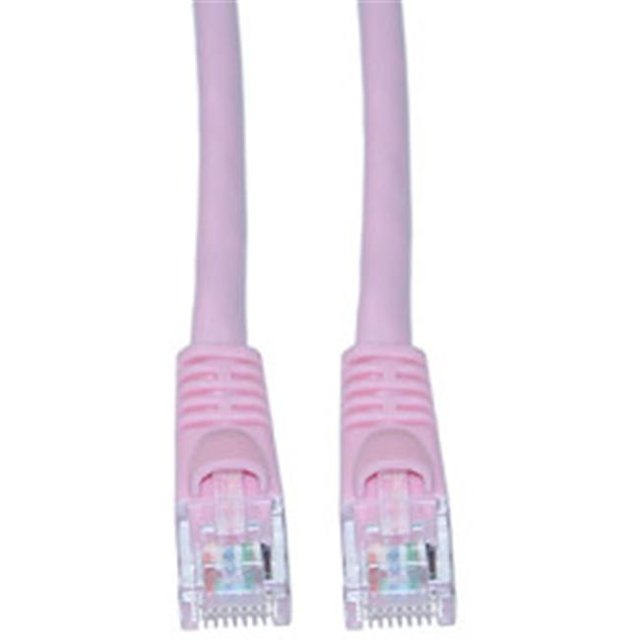 Cat6 Rose Ethernet Patch Cable Snagless Moulé Boot 14 Pieds