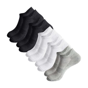 ZJXFGS Chaussettes pour hommes chaussons pour hommes 7 Pairs de Chaussettes en coton Chausse Mid Calf Socks sport ChausSettes Solide Couleur Moyenne Chauses en coton chaussons pour homme Gris foncé L pour homme
