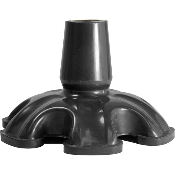 Essential Medical Supply Super Big Foot Cane Tip, Black, One Size Fits All