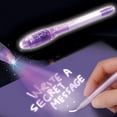 thumbnail image 3 of Musbetu Invisible Ink Pen Built in UV Light Magic Marker Gift Student School Stationery, 3 of 7