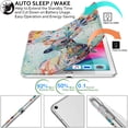 thumbnail image 2 of iPad Mini 7.9 Inch 5 Gen [ Mini 5th Generation 2019 ] A2133 A2124 A2126 MUXH2LL/A MUXF2LL/A MUXG2LL/A Trifold Printed PC Lightweight Protective Clear Back Cover - Deer Print, 2 of 5