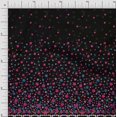 thumbnail image 1 of Soimoi Modal Satin Fabric Leaves & Flower Panel Print Fabric by The Yard 42 Inch Wide, 1 of 3