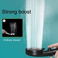 thumbnail image 2 of Tumotour Turbo Shower Head Home Bath Shower Nozzle Water Heater Filter Shower 5 Bathing Modes One Pressurised Water Stop Function Shower Head, 2 of 9