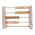 thumbnail image 4 of Wood Abacus Toy Beads Counting Playthings Simple Design Simple Structure Education Early Education Math Learning Toys Educational Prop Home Decoration Yellow, 4 of 7
