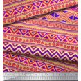 thumbnail image 3 of Soimoi Velvet Fabric Aztec Geometric Decor Fabric Printed Yard 58 Inch Wide, 3 of 3