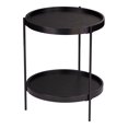 thumbnail image 1 of SEI Furniture Verlington Round Farmhouse End Table in Black, 1 of 3