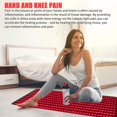 thumbnail image 4 of Led Light Therapy Mat-Red Light Therapy 38""x23.6""Large Pads Whole Full Body Infrared Therapy for Muscle, Recovery, Energy,Home Use, Black-400, 4 of 5