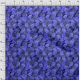 thumbnail image 4 of oneOone Rayon Navy Blue Fabric Florals Craft Projects Decor Fabric Printed By The Yard 56 Inch Wide, 4 of 4