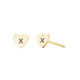 thumbnail image 1 of Initial Stud Earrings, 1 of 2