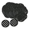 thumbnail image 3 of Almencla Rond Noir Pot de Fleurs Trou Maille Coussin, Bonsaï Sol Maille Tapis pour le Drainage et 2.5cm_100Pcs, 3 of 6
