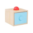 thumbnail image 4 of TOOKYLAND Wooden Shape Sorting Cube - Sorter Box Educational Toy, Ages 12m+, 4 of 9