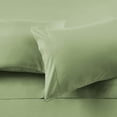 thumbnail image 4 of 1200 Thread Count 100% Egyptian Cotton 4-Piece Bed Sheet Set (1 Flat, 1 Fitted Sheet, 2 Pillow Covers) 27 Inches Deep Pocket Solid Pattern, 4 of 5