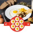 thumbnail image 3 of 2Pcs Silicone Non-Stick Egg Pancake Making Round Mold Reusable DIY Kitchen Baking Cooking Tool Flip Pan Pancake Bite Mould, 3 of 8