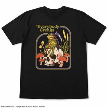 T-Shirt Graphique Steven Rhodes Everybody Croaks pour Hommes
