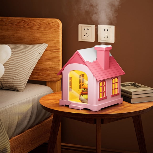 EGNMCR Kitchen Appliances for New Home, Humidifiers For Bedroom And Large Room 500ML Cool Mist Humidifier With Quiet Night Light And 8hrs Automatic Power Off Function 2025 NEW Humidifier S