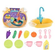 Kitchen Kids Mini Water Dispenser Electric Dishwasher Pretend Play House Games Role Playing Food Summer Kitchen Toys For Girls