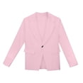 thumbnail image 4 of Dagugfen Blazer for Girls Button Front Long Sleeve Lapel Suit Loose Casual Formal Blazer 5-14 Years, 4 of 5