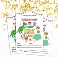thumbnail image 2 of Darling Souvenir White Birthday Invitation Card Printable Fill or Write In Blank Invites Party Supplies Pack Of 28 5 x 7 Inches, 2 of 5