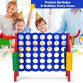 thumbnail image 3 of Gymax 2.5' 4-to-Score Giant Game Set Basketball Hoop & Ring Game Outdoor Indoor, 3 of 10
