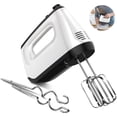 thumbnail image 2 of Electric Hand Mixer, Snap-On Storage Case, Enhanced Storage for Organized Kitchen, Features Ergonomic Design and 400W Copper Motor, Includes 2 Whisks and 2 Dough Hooks, 2 of 5
