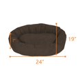 thumbnail image 2 of MesaSe Dog Bed  Soft Comfortable Sleeping Mat  Personalized Bedding Supportive Cushion Custom Embroidered  Small Brown, 2 of 4