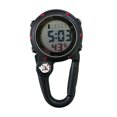 thumbnail image 4 of jinwen Carabiner Watch Clip Electronic Watch with Alarm Clock Unisex Accurate Date Week Black, 4 of 9