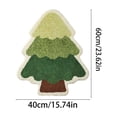 thumbnail image 1 of Christmas Tree Mat Non-slip Bathroom Foot Mat Watertight Holiday Decoration Carpet, 1 of 6