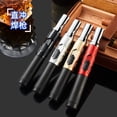 thumbnail image 3 of Silver Flame Torch Lighter With Refillable Butane Gas, Jet Fire Lighter For Kitchen Culinary Grill Camping Diy Projects, Windproof Design For Reliable Ignition In Various Conditions, 3 of 3