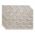 thumbnail image 2 of FASÃ„DE Rings Decorative Vinyl 18in x 24in Backsplash Panel in Vintage Metal (5 Pack), 2 of 15